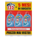 Omino Bianco Detersivo Lavatrice Liquido Muschio Bianco 3 x 44 Lavaggi 3 x 1760 ml